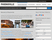 Tablet Screenshot of livinginphoenixville.com